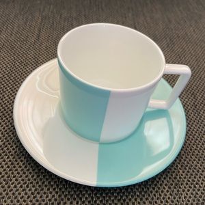 Tiffany & Co. Cup and Saucer. Never used. Bone China.